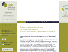 Tablet Screenshot of bsb-institut.de